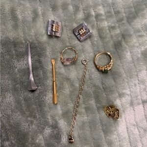St. John Earrings, Hermes Tool, ect random jewelry bundle